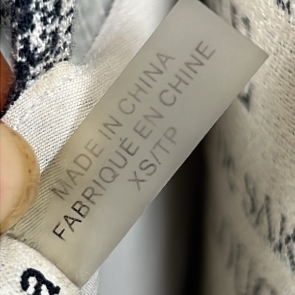 Alice + Olivia Black and White Rowley Maxi Dress high Low Tent Lightweight Sz.XS - Picture 14 of 16